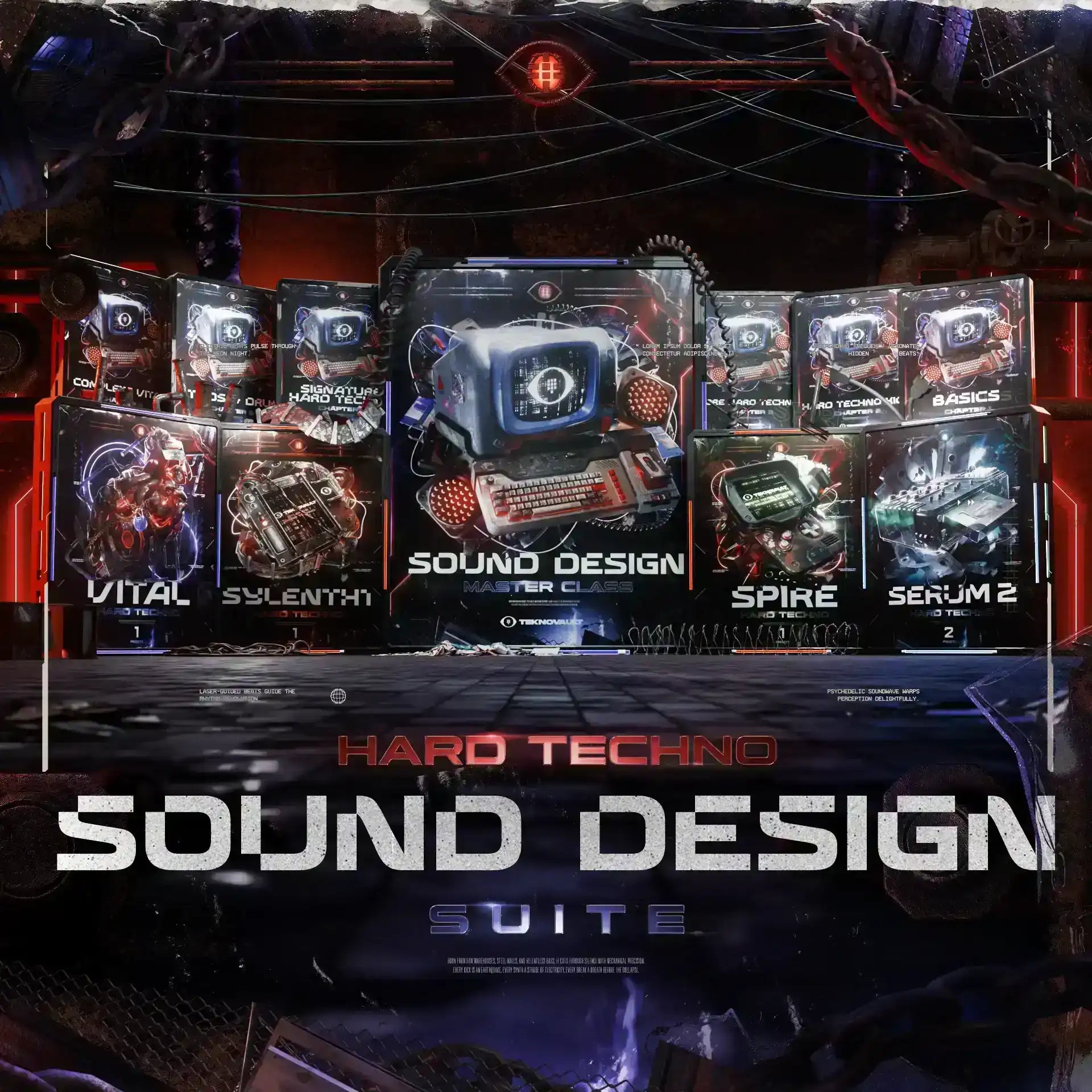 Hard Techno 音效设计大师班Sound-Design Suite
